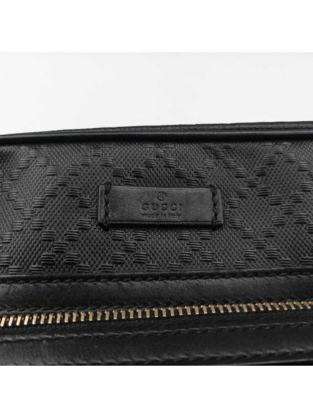 Gucci GG Supreme Messenger Black Leather - Picture 14 of 16
